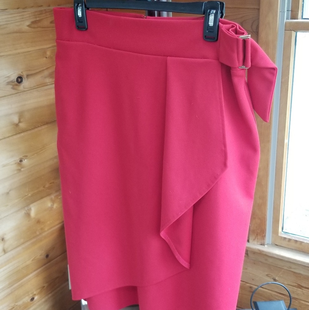 Worthington Faux Wrap Skirt
